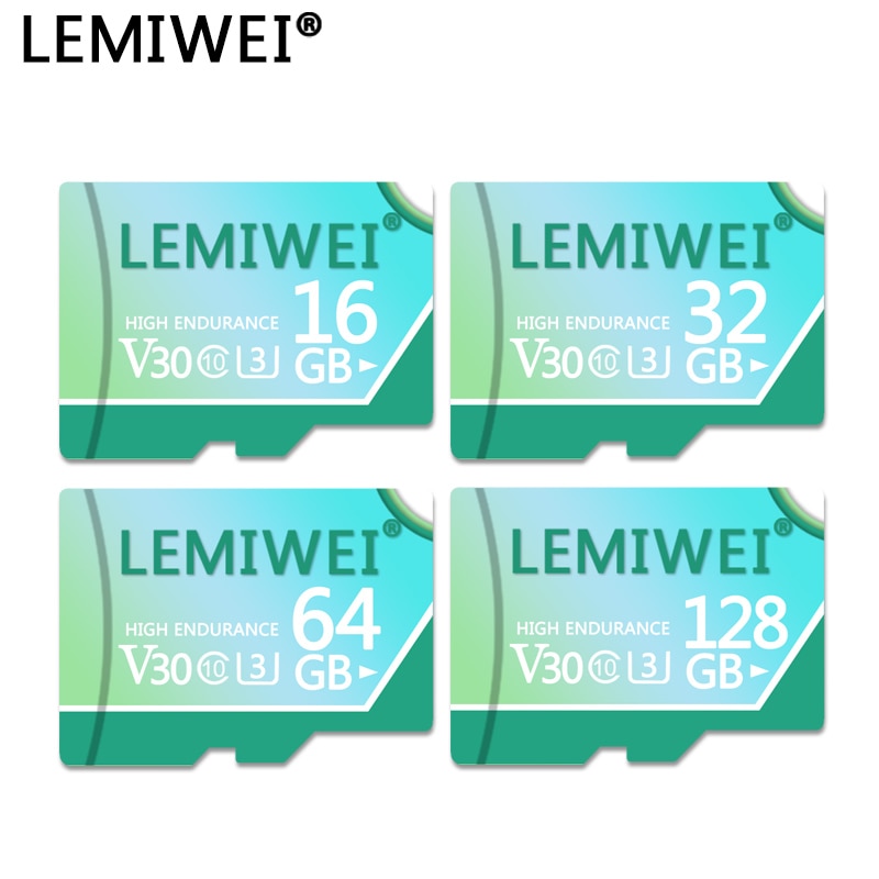  SD ޸ ī, Lemiwei C10  ӵ U3 V30, 16GB, 32GB, 64GB, 128GB TF ī,   ε巴 ڵ